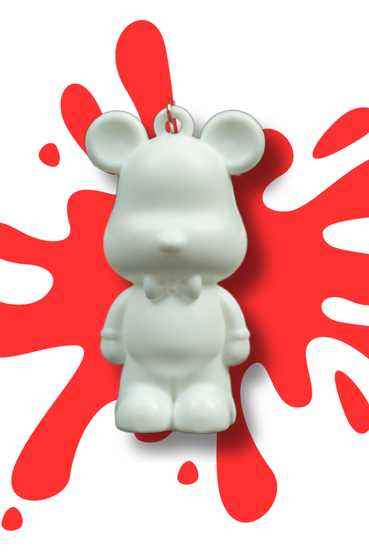 Bowtie Bear Keychain